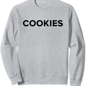 Tasty Cookies Sweatshirt Grey