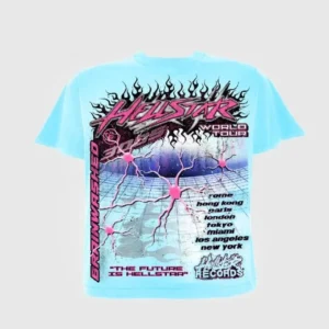 Best The Hellstar Neuron Tour T-Shirt Blue